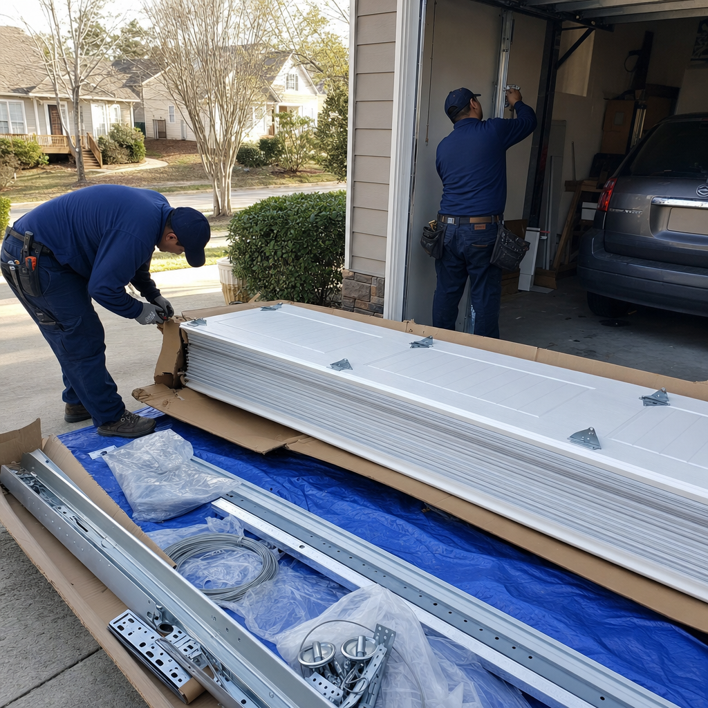 Garage door installation service