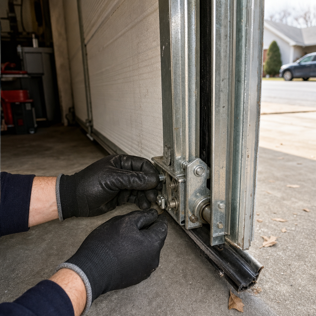Professional repairs emergency garage door roller in Medina, GA