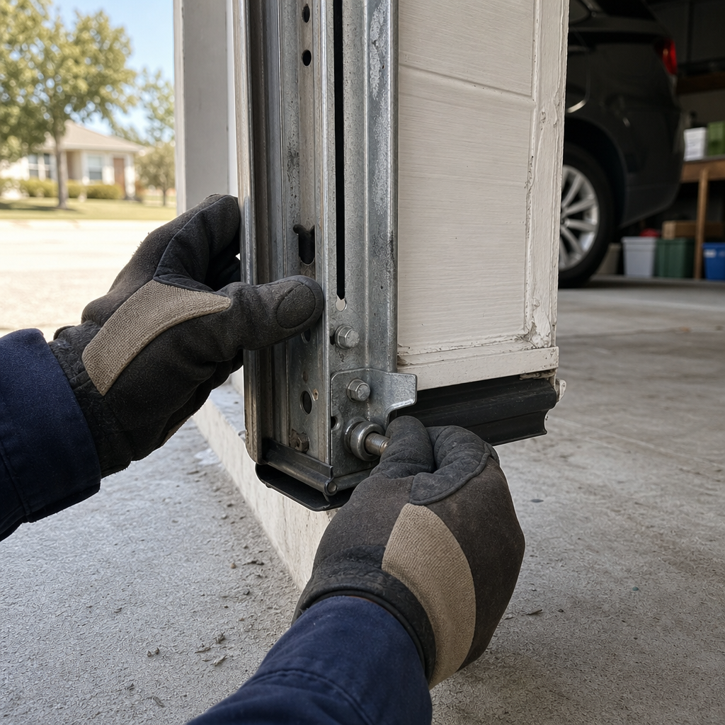 Garage door roller and track repair in Cartersville, GA